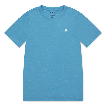 Hurley Boys' Soft Basic Cloud Slub T-Shirt, Blue L