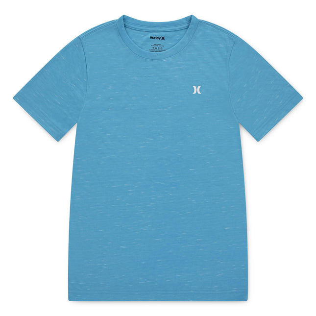 Hurley Boys' Soft Basic Cloud Slub T-Shirt, Blue L