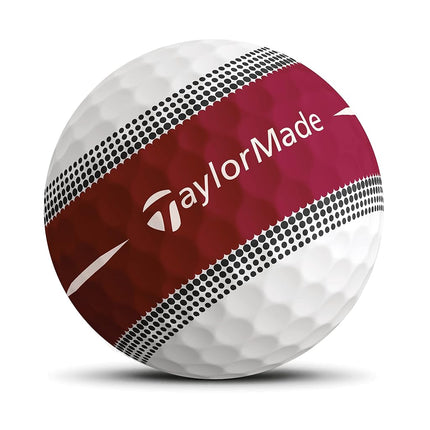 TaylorMade Golf Tour Response Stripe Balle Multi-pack Douzaine, Blanc