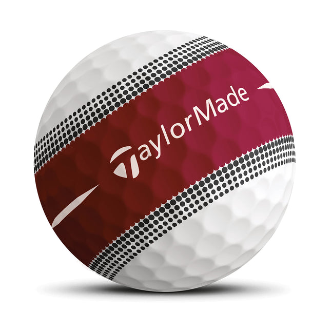 TaylorMade Golf Tour Response Stripe Ball Multi Pack Dozen, White