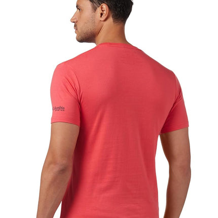 Columbia Apparel Men's PFG Graphic T-Shirt Shirt, Sunset red/Cuesta, X Large