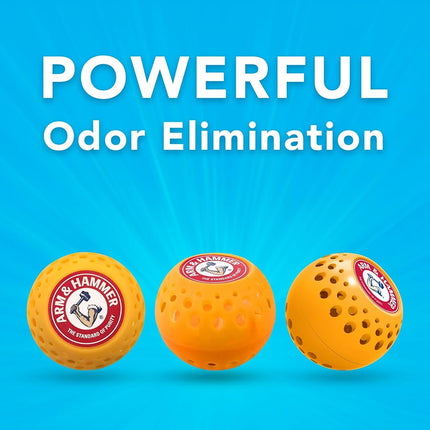 Arm & Hammer Odor Busterz Balls Air Freshener and Odor Eliminator, Orange, 10-Piece