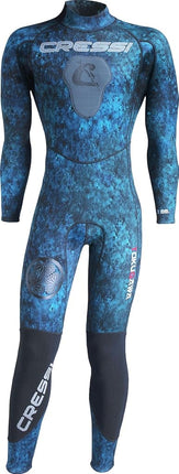 Cressi Tokugawa Man Monopiece 3mm - One-piece wetsuit in 3mm camouflage neoprene