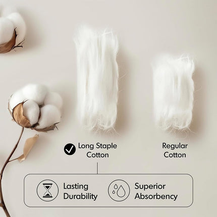MADISON PARK SIGNATURE Turkish 100% Cotton 600Gsm Luxury Premium Thick Soft Abosorbant Hotel Bathroom Towel Set Shower Hand Face Washcloths, Assorted Sizes, Natural 6 Piece