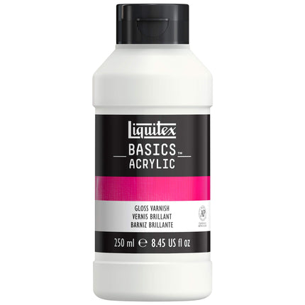 Liquitex Basics Gloss Varnish, 8.79-oz Bottle