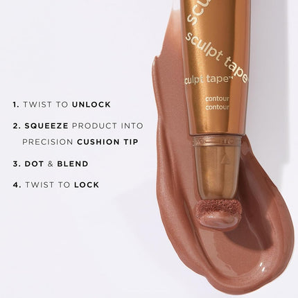 tarte sculpt tape contour - medium cool bronze (light-medium to medium-tan skin tones) - full size