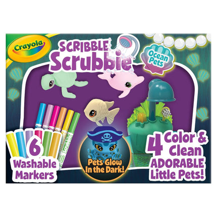 Crayola Scribble Scrubbie Glow Lagoon Pets, Sea An