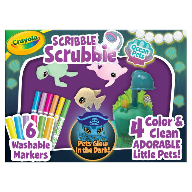Crayola Scribble Scrubbie Glow Lagoon Pets, Sea An