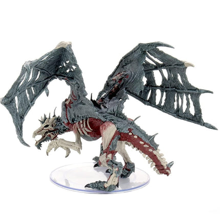 WizKids Dungeons and Dragons Icons of the Realms - Boneyard, Adult Green Dracolich, DnD Miniatures