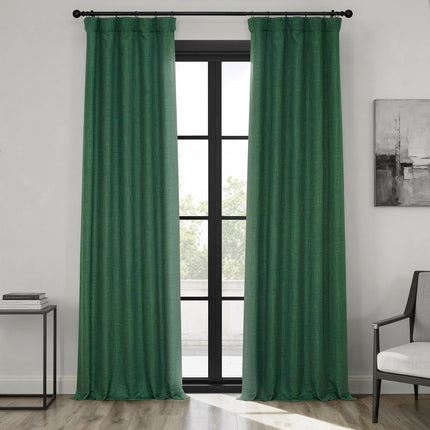 HPD Half Price Drapes Faux Linen Textured Room Dar