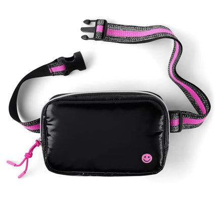 The Children's Place Girls' Crossbody Belt Bag, Black, NO Size