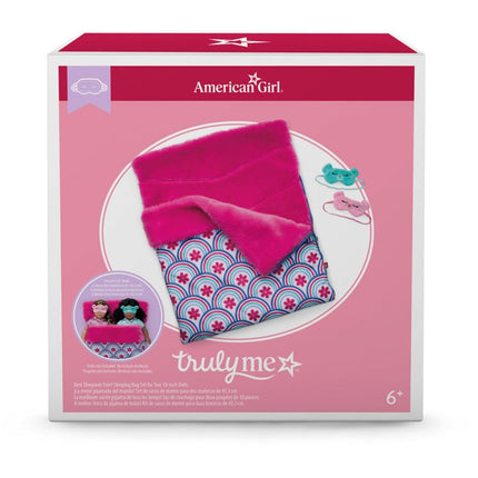 American Girl Truly Me Doll Playsets 18" Sleeping Bag Set for 2 People Age 6+