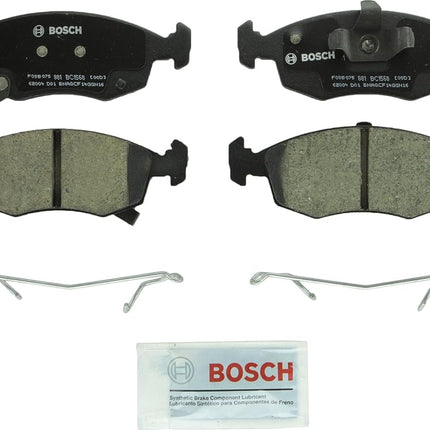 BOSCH BC1568 QuietCast Premium Ceramic Disc Brake Pad Set - Compatible with Select Fiat 500; FRONT