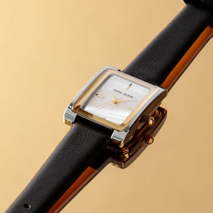 Anne Klein Women's Leather Strap Watch