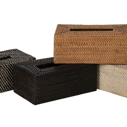 Kouboo Loma Rectangular Rattan Tissue Box Cover (Brown)