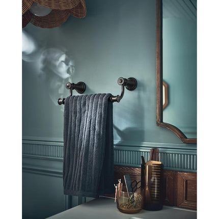 Moen YB6486NL Belfield 9-Inch Bathroom Hand Towel Bar, Polished Nickel