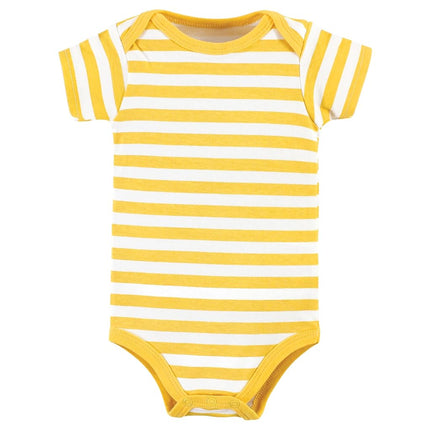 Hudson Baby Unisex Baby Cotton Bodysuits, Hola Ladies 5-Pack, Newborn, Hola Ladies 5-pack, Newborn