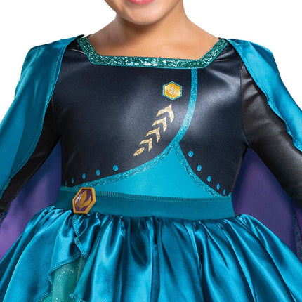 Costume Tutu Reine Anna pour tout-petits, Disney La Reine des Neiges 2, Taille classique M (3T-4T)