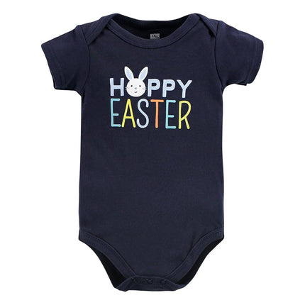 Lot de 3 bodys en coton Hudson Baby, Joyeuses Pâques, 9-12 mois