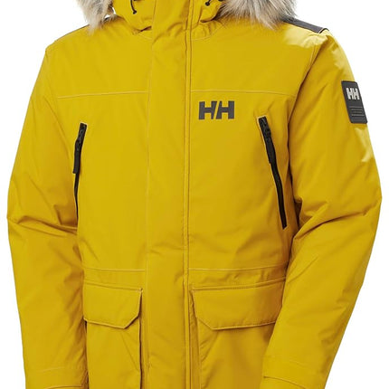 Helly Hansen Men's Reine Parka, Straw, L