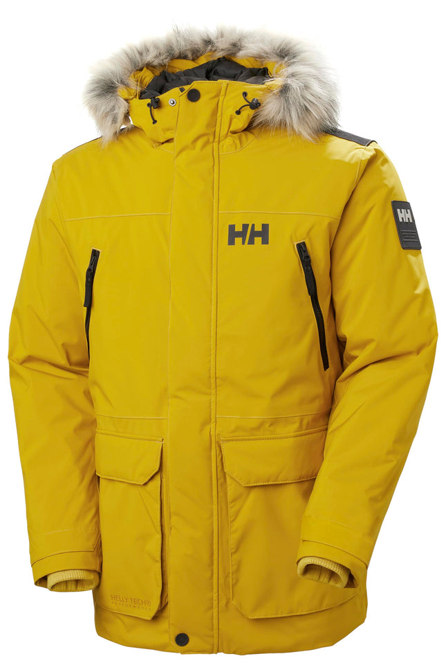 Helly Hansen Men's Reine Parka, Straw, L