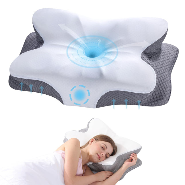 Cervical Neck Pillow - Memory Foam Pillow for Neck