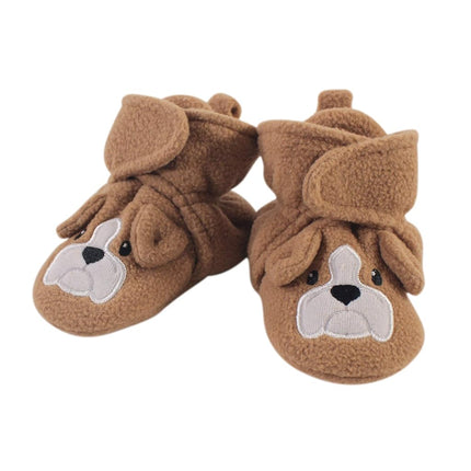 Hudson Baby Unisex-Child Cozy Fleece Booties Winter Accessory Set, Dog, 18-24 Months Toddler