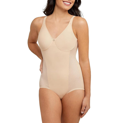 Bali Womens Passion for Comfort Minimizer Body Shaper, 38C, Soft Taupe