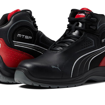 Puma Men's Touring Black Mid Industrial Shoe, 11