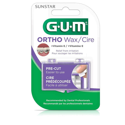 Gum Orthodontic Wax w/VIT E, 6 Packs X35 uses (210 uses in 6 Units), 723RQD