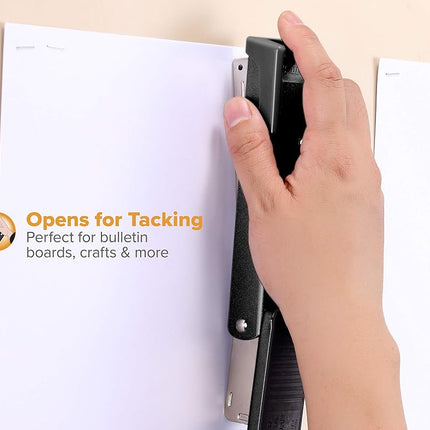 BOSTITCH Classic Metal Desktop Stapler, 6-Pack (B515-BLK-6PK)