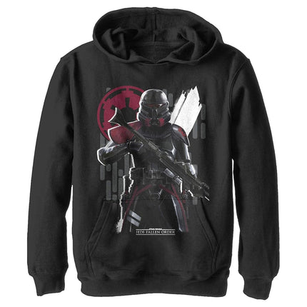 STAR WARS Boys' Hoodies, Black, X-Large