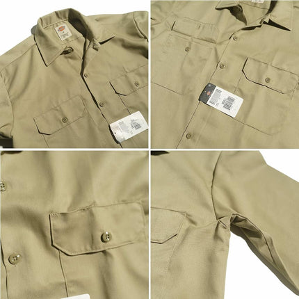 Dickies - Men's Long Sleeve Shirt, Silver (Silver), 2X Tall, Silver