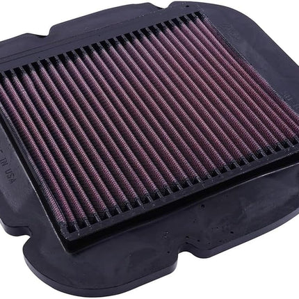 K&N Engine Air Filter: High Performance, Premium, Powersport Air Filter: Fits 2002-2019 SUZUKI/KAWASAKI (DL650A, V-Strom, ABS, XT, XT ABS, XT Touring, DL650XA, Adventure, DL1000, KLV1000) SU-1002