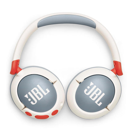 JBL Junior 470NC - Wireless Over-Ear Noise Cancelling Kids Headphones Safe Sound (<85dB), Fit for Kids, Parental Control with Customizable Volume & Playtime and 50Hr Battery Life (White)