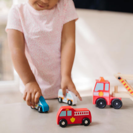Melissa & Doug Emergency Vehicle Carrier