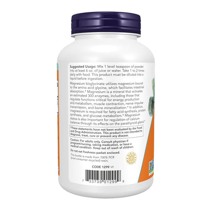 NOW Foods - Magnesium Bisglycinate - 8 oz.