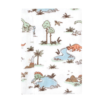 Hudson Baby Lot de 7 langes en flanelle de coton pour bébé unisexe, motif « Aventures dinosaures », taille unique