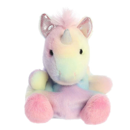 Aurora Adorable Palm Pals Sorbet Unicorn Stuffed Animal - Pocket-Sized Play - Collectable Fun - Rainbow 5 Inches