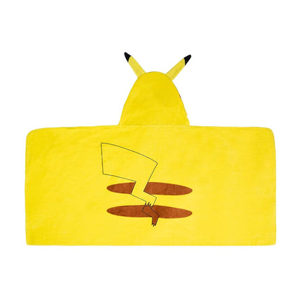 Franco Pokemon Pikachu Bath/Pool/Beach Soft Cotton Terry Hooded Towel Wrap, 24" x 50" Kids