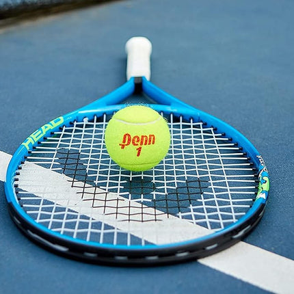 Head Speed Kids Tennis Racquet - Beginners Pre-Strung Head Light Balance Jr Racket, Frustration Free Packaging - 25 Inch, Blue