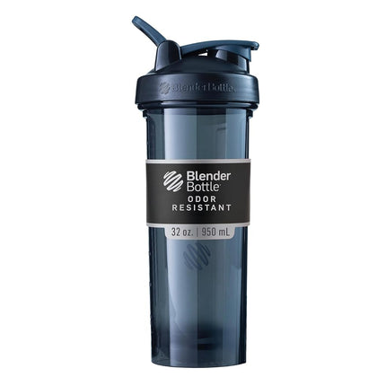 Blender Bottle Pro32 Tritan | Vaso mezclador de proteínas | Vaso mezclador para dieta | Botella de agua | con batidor Blender Ball | 940ml - negro