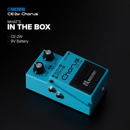 BOSS CE-2W Chorus | Premium Waza Craft Guitar Effect Pedal with Analog Circuitry | True Reproduction of the Legendary CE-2 & CE-1 Chorus Pedals | Made in Japan