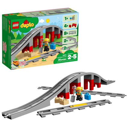 Lego Dulpo 10872 Bridge and Railway Tracks (26 Pie