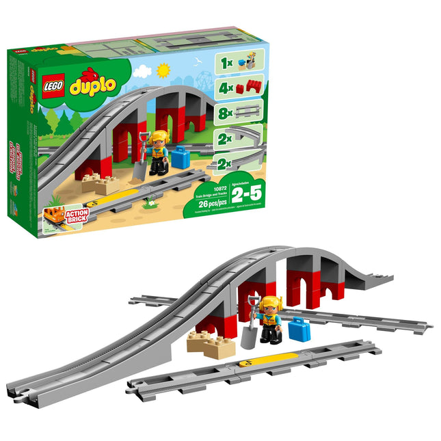 Lego Dulpo 10872 Bridge and Railway Tracks (26 Pie