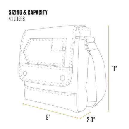 Carhartt Women's, Durable, Adjustable Bag with Flap Closure, Everyday Crossbody Snap Brown, One Size
