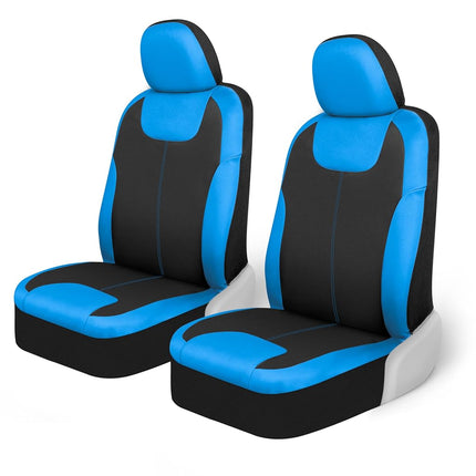 Motor Trend Blue/Black Waterproof Seat Covers for 