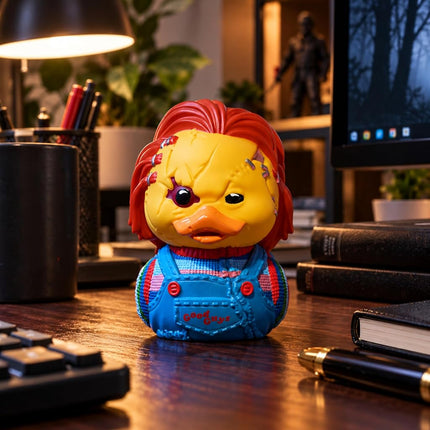 TUBBZ: Chucky - Scarred Chucky Rubber Duck Collectable Toy 9 cm