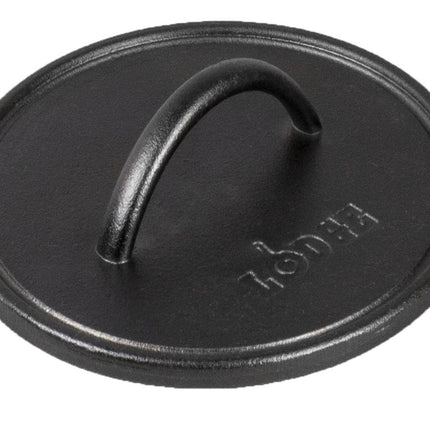 Lodge L8RFIP 8 Inch Seasoned Cast Iron Grill Press