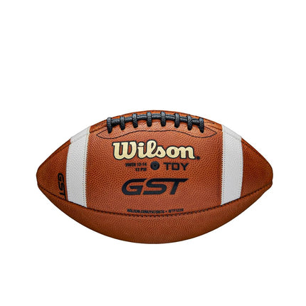 Wilson GST Leather Game Football - Youth
